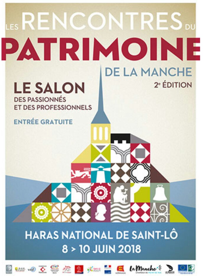 Les secondes rencontres du Patrimoine de la manche : nous serons présents le dimanche 10 Juin au haras de Saint-Lô